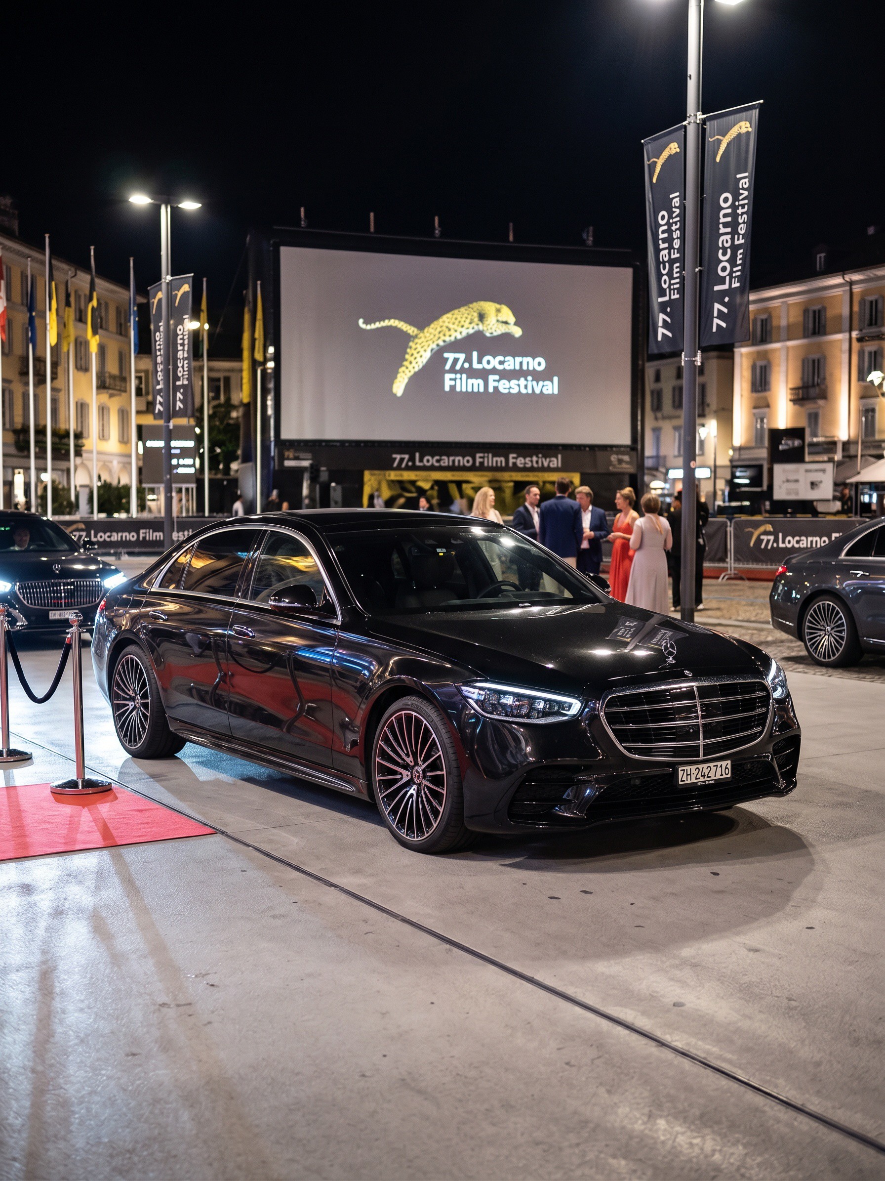 Private chauffeur arrival in Locarno